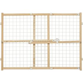 MidWest Wire Mesh Wood Presuure Mount Pet Safety Gate - 24" tall - 1 count