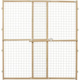 MidWest Wire Mesh Wood Presuure Mount Pet Safety Gate - 44" tall - 1 count