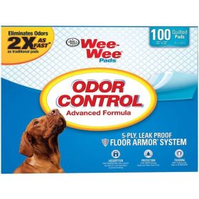 Four Paws Wee Wee Pads - Odor Control - 100 Pack - (22"L x 23"W)