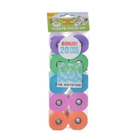 Bags on Board Waste Pick Up Refill Bags - Fashion Print - 140 Bags