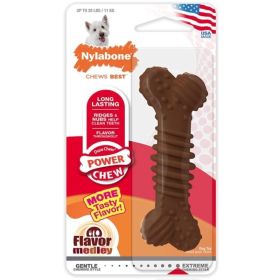 Nylabone Dura Chew Power Chew Bone Chicken Flavor - Regular - (Up to 25 lbs)