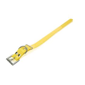 Extra Dog Collar Strap (Color: Yellow and Black Polka Dot Ruffle: Yellow)