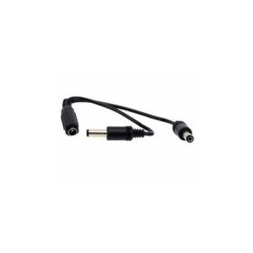 Splitter Cable for Charging Dog Collar and Remote simultaneously (Color: Yellow and Black Polka Dot Ruffle: Black)