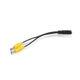 Splitter Cable for Charging Dog Collar and Remote simultaneously (Color: Yellow and Black Polka Dot Ruffle: Black / Yellow)