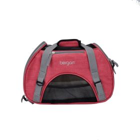 Pet Comfort Carrier (Color: Yellow and Black Polka Dot Ruffle: Berry)