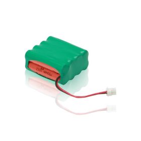 Replacement Battery (Color: Yellow and Black Polka Dot Ruffle: Green / Orange)