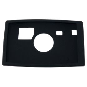 Huntproof Garmin DriveTrack 71 Protective Case (Color: Yellow and Black Polka Dot Ruffle: Black)