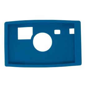 Huntproof Garmin DriveTrack 71 Protective Case (Color: Yellow and Black Polka Dot Ruffle: Bright Blue)