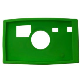 Huntproof Garmin DriveTrack 71 Protective Case (Color: Yellow and Black Polka Dot Ruffle: Bright Green)