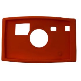 Huntproof Garmin DriveTrack 71 Protective Case (Color: Yellow and Black Polka Dot Ruffle: Bright Orange)