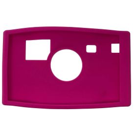 Huntproof Garmin DriveTrack 71 Protective Case (Color: Yellow and Black Polka Dot Ruffle: Bright Pink)