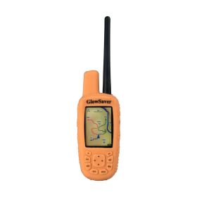 GlowSaver Case for Astro with Screen Protectors (Color: Yellow and Black Polka Dot Ruffle: Dark Orange)