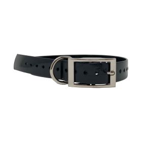Replacement Collar Strap 1" (Color: Yellow and Black Polka Dot Ruffle: Black)