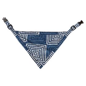 Unbugz-It Bandana (Color: Yellow and Black Polka Dot Ruffle: Square Blue)