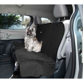 Dirty Dog 3-in-1 Car Seat Cover and Hammock (Color: Yellow and Black Polka Dot Ruffle: Black)