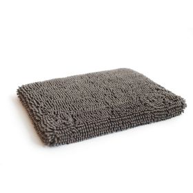Dirty Dog Cushion Pad (Color: Yellow and Black Polka Dot Ruffle: Grey)
