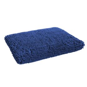 Dirty Dog Cushion Pad (Color: Yellow and Black Polka Dot Ruffle: Bermuda Blue)