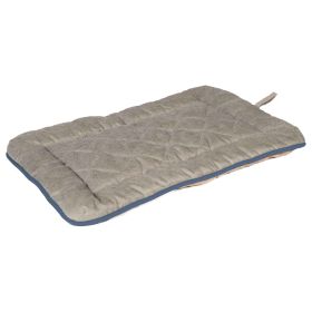 Chenille Pet Sleeper Cushion (Color: Yellow and Black Polka Dot Ruffle: Grey/Blue)