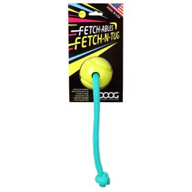 Fetch-ables Fetch-A-Tug Dog Toy (Color: Yellow and Black Polka Dot Ruffle: Yellow)