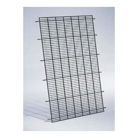 Dog Cage Floor Grid (Color: Yellow and Black Polka Dot Ruffle: Black)