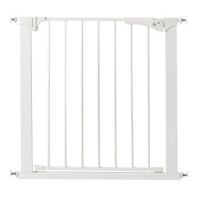 Gateway Pressure Mounted Pet Gate (Color: Yellow and Black Polka Dot Ruffle: White)