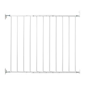 Safeway Wall Mounted Pet Gate (Color: Yellow and Black Polka Dot Ruffle: White)