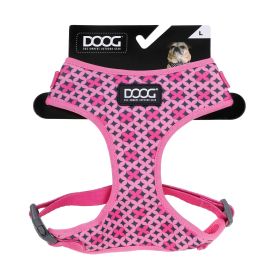 Neoflex Dog Harness Toto (Color: Yellow and Black Polka Dot Ruffle: Pink)
