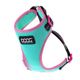 Neoflex Dog Harness Rin Tin Tin Neon (Color: Yellow and Black Polka Dot Ruffle: Teal/Pink)