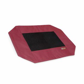 Original Pet Cot Replacement Cover (Color: Yellow and Black Polka Dot Ruffle: Red)
