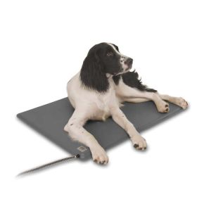 Deluxe Lectro-Kennel (Color: Yellow and Black Polka Dot Ruffle: Gray)