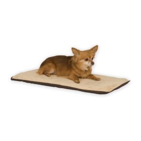 Thermo-Pet Mat (Color: Yellow and Black Polka Dot Ruffle: Mocha)