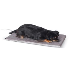Thermo-Pet Mat (Color: Yellow and Black Polka Dot Ruffle: Gray)