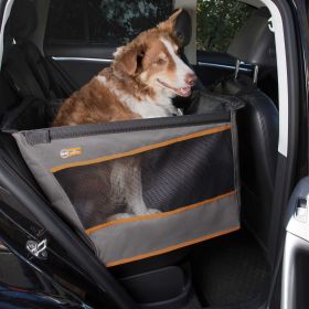 Buckle n' Go Pet Seat (Color: Yellow and Black Polka Dot Ruffle: Gray)