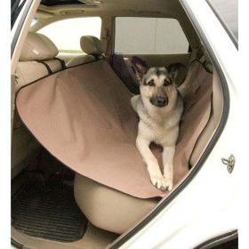 Car Seat Saver (Color: Yellow and Black Polka Dot Ruffle: Tan)