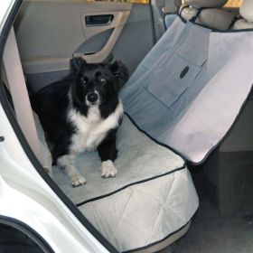 Deluxe Car Seat Saver (Color: Yellow and Black Polka Dot Ruffle: Gray)