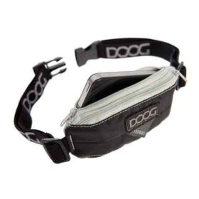 Mini Running Belt (Color: Yellow and Black Polka Dot Ruffle: Black)