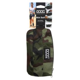 Mini Running Belt (Color: Yellow and Black Polka Dot Ruffle: Camo)