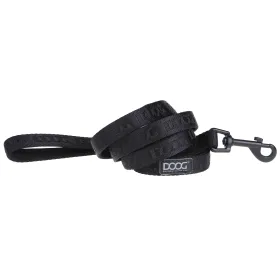 Neosport Neoprene Dog Leash (Color: Yellow and Black Polka Dot Ruffle: Black)