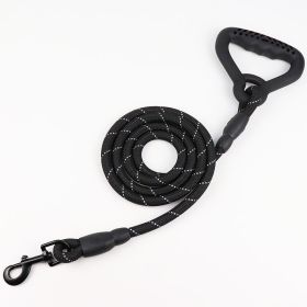 Large Dog Golden Retriever Samoyed Husky Lengthened Dog Rope Leash (Option: Black 2 M-12mm)