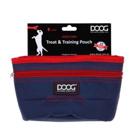 Treat and Training Pouch (Color: Yellow and Black Polka Dot Ruffle: Navy/Red)