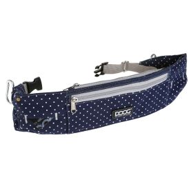 Walkie Belt (Color: Yellow and Black Polka Dot Ruffle: Navy/White Polka Dot)