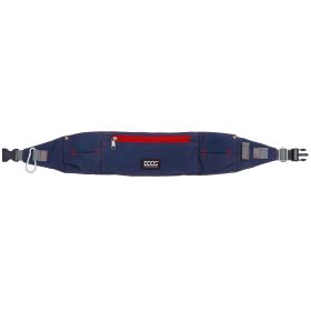 Walkie Belt (Color: Yellow and Black Polka Dot Ruffle: Navy/Red)
