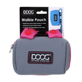 Walkie Pouch (Color: Yellow and Black Polka Dot Ruffle: Grey/Pink)