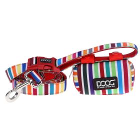 Walkie Pouch (Color: Yellow and Black Polka Dot Ruffle: Rainbow)