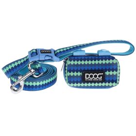 Walkie Pouch (Color: Yellow and Black Polka Dot Ruffle: Blue)