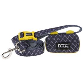 Walkie Pouch (Color: Yellow and Black Polka Dot Ruffle: Black/Purple/Yellow)