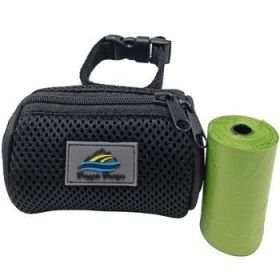 American River Poop Bag Holder - Black (size: One-size)