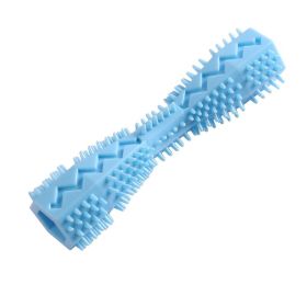 Chew Toys For Dog Teeth Cleaning (Color: Yellow and Black Polka Dot Ruffle: Blue)