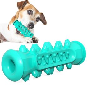 Dog Molar Toothbrush Toys Chew Cleaning Teeth Safe Puppy Dental Care Soft Pet Cleaning Toy Supplies (Color: Yellow and Black Polka Dot Ruffle: Basic Blue)