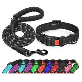No Pull Dog Harness; Adjustable Nylon Dog Vest & Leashes For Walking Training; Pet Supplies (Color: Yellow and Black Polka Dot Ruffle: Black, size: M)